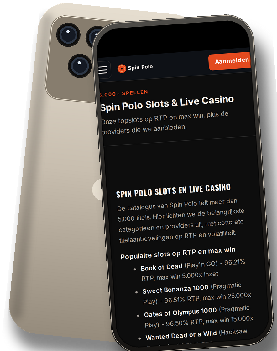 Spin Polo Casino slotsraster op mobiel met Megaways, jackpots en Bonus Buy tiles